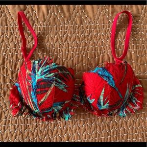 Tropical Push-up Bra